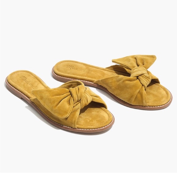 Madewell Shoes - Madewell (8) | women’s Nadia Half Bow Sandal - mustard